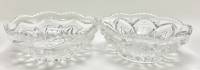 Салатник конфетница хрусталь 2 шт 