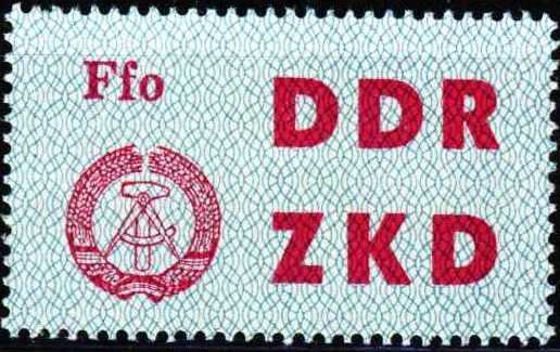 (1963-) Марка Германия (ГДР) &quot;&quot;    ZKD 4 III Θ