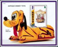 (№1996-517) Блок марок Гайана 1996 год "Поезд карусели", Гашеный