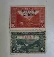 --  Набор марок Босния 2 шт.  Гашёные , II Θ