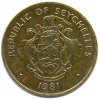 (№1981km44) Монета Сейшельские острова 1981 год 10 Cents (Ф. А. О.)