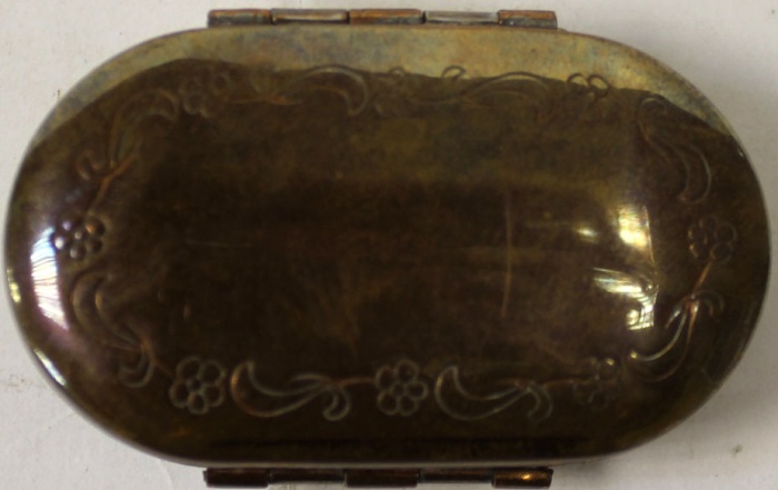 Мини-шкатулка двойная с зеркалом Винтаж