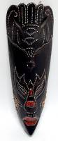 Маска настенная "Птица", дерево, 30х10 см., Индонезия (сост. на фото)
