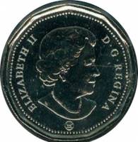 (1935) Монета Канада 2009 год 1 доллар   Никель  UNC