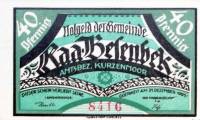 (№1921) Банкнота Германия 1921 год "40 Pfennig"
