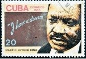 (1986-049) Марка Куба "Мартин Лютер Кинг"    Лауреаты Нобелевской пермии III Θ