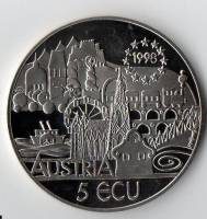 (№1998) Монета Австрия 1998 год 5 Ecu (Йозеф Гайдн)