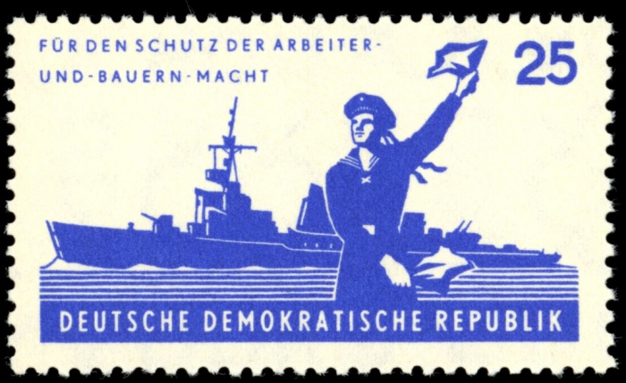 (1962-011) Марка Германия (ГДР) &quot;Моряк&quot;    Народная Армия ГДР III Θ