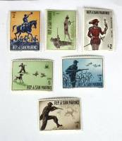 (--) Набор марок Сан-Марино "6 шт."  Негашеные  , III O