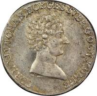 (№1819km289) Монета Норвегия 1819 год 1/2 Speciedaler (60 Скиллинга)
