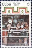 (1990-098) Марка Куба "Бокс"    Центральноамериканские и Карибские игры III Θ