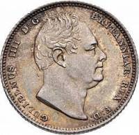 () Монета Великобритания 1831 год 6000  ""   Биметалл (Серебро - Ниобиум)  AU