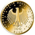(№2012km313) Монета ФРГ 2012 год 100 Euro (Аахен дом - Наследие ЮНЕСКО)
