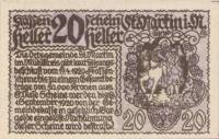 (№1920) Банкнота Австрия 1920 год "20 Heller"