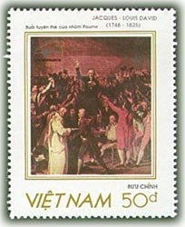 (1989-079a) Марка Вьетнам &quot;Присяга&quot;  Без перфорации  Выставка марок PhilexFrance'89  III O