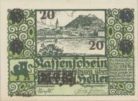 (№1920) Банкнота Австрия 1920 год "20 Heller"