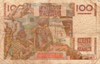 (№1953P-128d.5) Банкнота Франция 1953 год "100 Francs"
