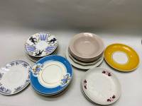 Блюдца чайные 20 шт, разный дизайн