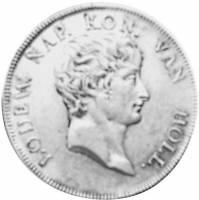 (№1809km36) Монета Нидерланды 1809 год 1 Rijksdaalder (Луи Наполеон)