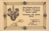 (№1920) Банкнота Австрия 1920 год "80 Heller"