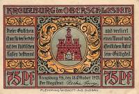 (№1921) Банкнота Германия 1921 год "75 Pfennig"