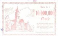 (№1923) Банкнота Германия 1923 год "10,000,000 Mark"