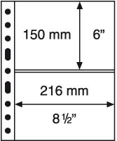 Лист GRANDE 2C на 2 банкноты. Упаковка (5 шт.). Leuchtturm, #336439