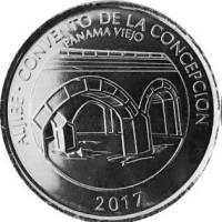  Монета Панама 2017 год 12     Медь-Никель  UNC