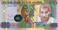 (2006) Банкнота Гамбия 2006 год 100 даласи "Старик"   UNC