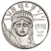 (1998) Монета США 1998 год 10 долларов   Платина (Pt)  UNC