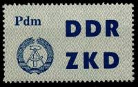 (1963-) Марка Германия (ГДР) ""    ZKD 4 III Θ