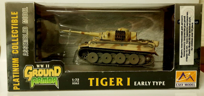 &quot;Ground Armor&quot;, модель Tiger I, пластик (в коробке-блистере)