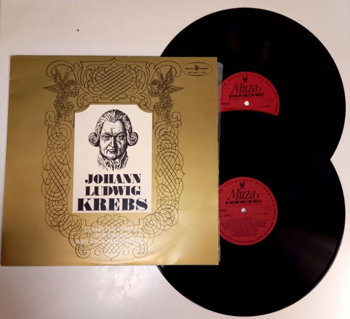 Набор виниловых пластинок (2 шт) , Collected works for organ and solo instruments Muza 300 мм. (Сост
