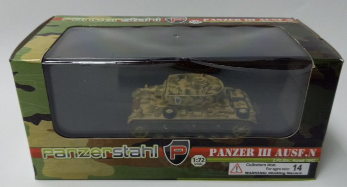 &quot;Panzerstahl&quot;,модель Panzer 3 AUSF.N (в коробке-блистере)
