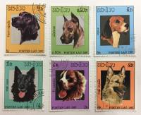 --  Набор марок Лаос 6 шт.  Гашёные , III Θ