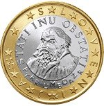 (№2007km74) Монета Словения 2007 год 1 Euro