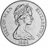 () Монета Остров Мэн 1984 год 1 крона ""   AU