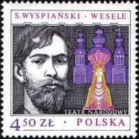 (1978-058) Марка Польша "С. Выспянский"    Польские драматурги II Θ