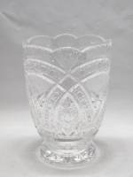Ваза хрустальная широкая  СССР 20 х15 см