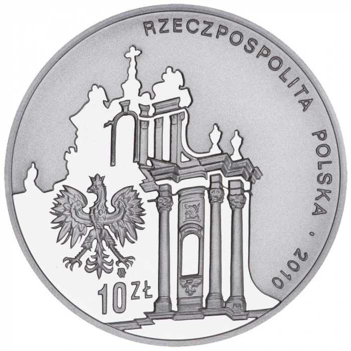 (2010) Монета Польша 2010 год 10 злотых &quot;Ян Твардовский&quot;  Серебро Ag 925  PROOF