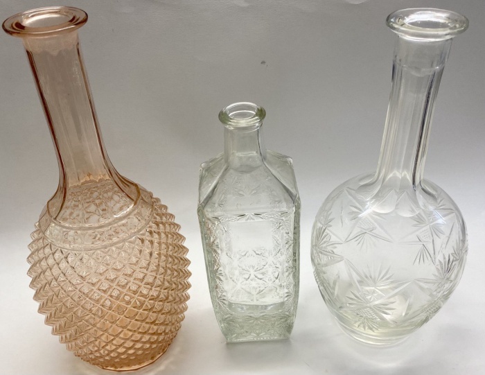 Графины стекло 3 шт