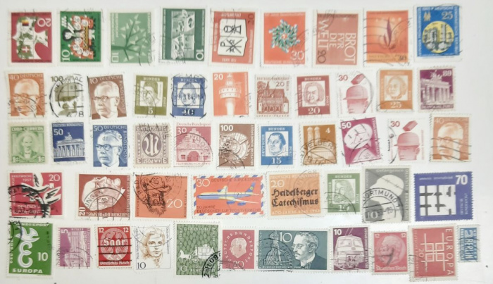 (Смесь годов--) Набор марок Германия &quot;50 шт.&quot;  Гашёные  , III Θ