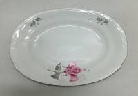 Блюдо овальное, фарфор, CHODZIES, Польша