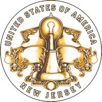 04d Монета США 2019 год 1 доллар Лампочка Эдисона  Латунь  VF