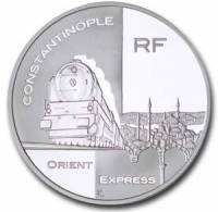 (2003) Монета Франция 2003 год 1 1/2 евро "Ориент Экспресс"  Серебро Ag 900  PROOF