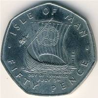 () Монета Остров Мэн 1979 год 50 пенсов ""  Медь-Никель  UNC