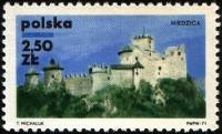 (1971-013) Марка Польша "Недзица"    Замки III Θ