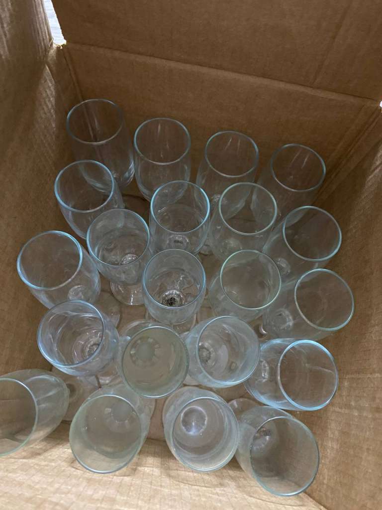 Бокалы для вина 25 шт стекло