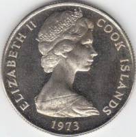 () Монета Острова Кука 1972 год 500  ""    AU