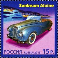 2013-111 Марка Россия Санбим Алпайн  История автомобилестроения III O